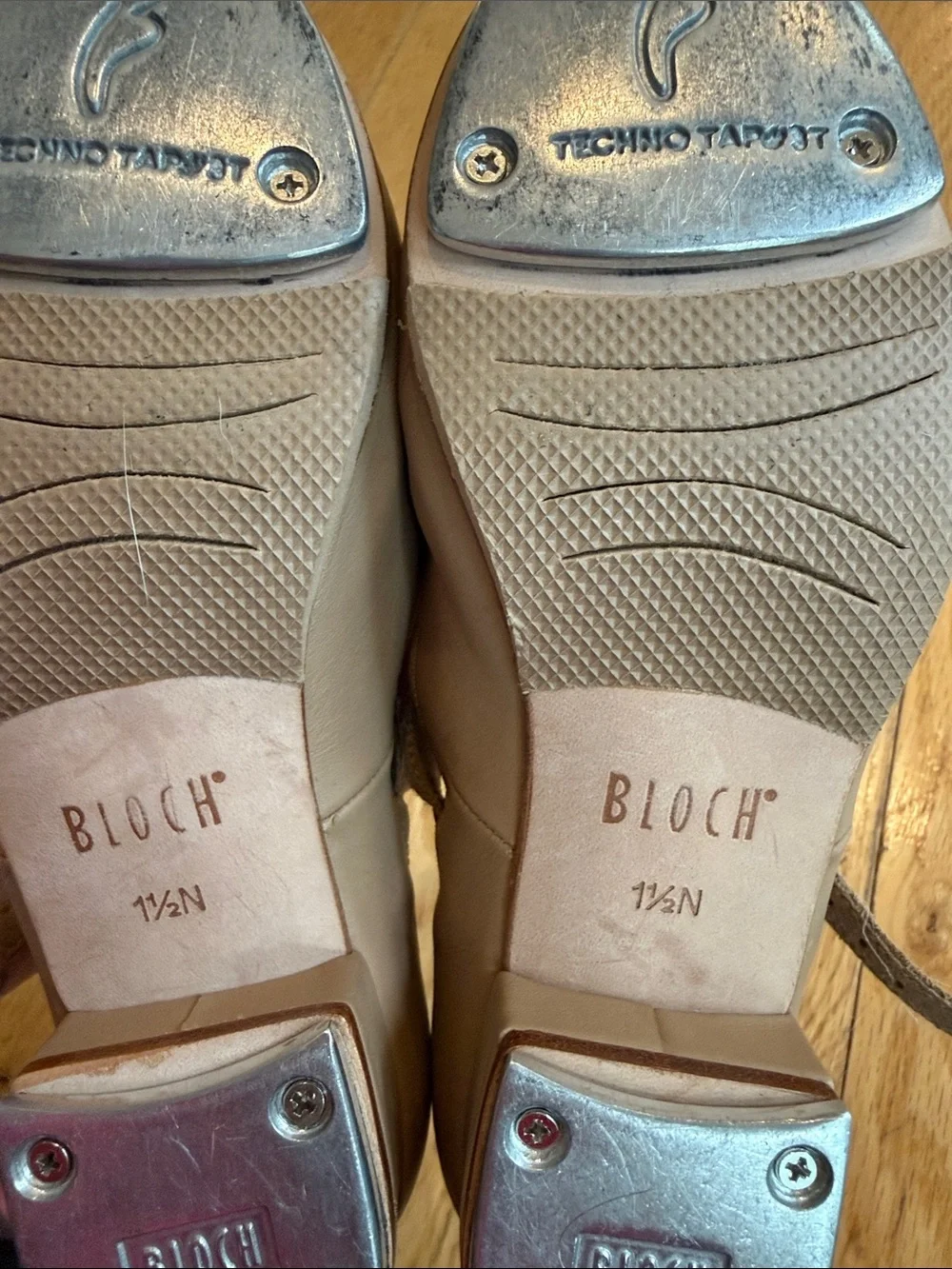 Bloch Kids Beige/Tan Mary Jane Dance Tap Shoes